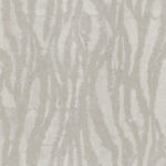 Candice Olson Decadence II -  Zebra Chic Print Wallpaper on Foil - Silver  - York - DF3392