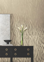 Candice Olson Decadence II -  Zebra Chic Print Wallpaper on Foil - Glint  - York - DF3393 - Image 4