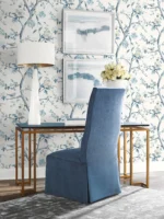 Lillian August - Sparrow Haven Wallpaper - Type II 20 Oz. Vinyl - Breezy Blue - Wallquest - LN40002 - Image 5