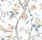 Lillian August - Sparrow Haven Wallpaper - Type II 20 Oz. Vinyl - Spicy - Wallquest - LN40006