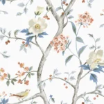 Lillian August - Sparrow Haven Wallpaper - Type II 20 Oz. Vinyl - Spicy - Wallquest - LN40006
