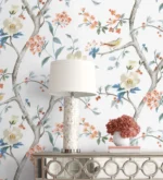 Lillian August - Sparrow Haven Wallpaper - Type II 20 Oz. Vinyl - Spicy - Wallquest - LN40006 - Image 4