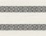 Lillian August Coastal Haven - Alani Horizontal Stripe Wallpaper - Type II 20 Oz. Vinyl - Charcoal - Wallquest - LN40100