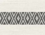 Lillian August Coastal Haven - Alani Horizontal Stripe Wallpaper - Type II 20 Oz. Vinyl - Charcoal - Wallquest - LN40100 - Image 3