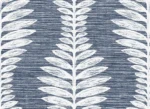 Lillian August Coastal Haven - Carina Curved Leaves Stripe Wallpaper - Type II 20 Oz. Vinyl - Island Night, Navy - Wallquest - LN40502 - Image 3