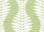 Lillian August Coastal Haven - Carina Curved Leaves Stripe Wallpaper - Type II 20 Oz. Vinyl - Fresh Green - Wallquest - LN40504 - Image 3