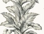 Lillian August Coastal Haven - Banana Springs  Stripe Wallpaper - Type II 20 Oz. Vinyl - Monochrome - Wallquest - LN40600