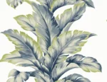 Lillian August Coastal Haven - Banana Springs  Stripe Wallpaper - Type II 20 Oz. Vinyl - Luana Blue - Wallquest - LN40602