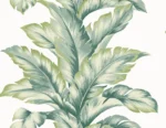 Lillian August Coastal Haven - Banana Springs  Stripe Wallpaper - Type II 20 Oz. Vinyl - Aloha Green - Wallquest - LN40604