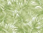 Lillian August Coastal Haven - Cordelia Leaves Frond Wallpaper - Type II 20 Oz. Vinyl - Spruce - Wallquest - LN40704