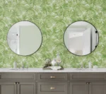 Lillian August Coastal Haven - Cordelia Leaves Frond Wallpaper - Type II 20 Oz. Vinyl - Spruce - Wallquest - LN40704 - Image 4