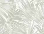 Lillian August Coastal Haven - Cordelia Leaves Frond Wallpaper - Type II 20 Oz. Vinyl - Dove - Wallquest - LN40707 - Image 3