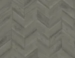 Lillian August Coastal Haven - Keone Bay Faux Wood Geometric Wallpaper - Type II 20 Oz. Vinyl - Smokey - Wallquest - LN40808