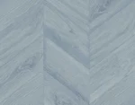 Lillian August Coastal Haven - Keone Bay Faux Wood Geometric Wallpaper - Type II 20 Oz. Vinyl - Bay Blue - Wallquest - LN40812 - Image 3