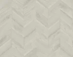 Lillian August Coastal Haven - Keone Bay Faux Wood Geometric Wallpaper - Type II 20 Oz. Vinyl - Acadia White - Wallquest - LN40818