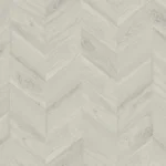 Lillian August Coastal Haven - Keone Bay Faux Wood Geometric Wallpaper - Type II 20 Oz. Vinyl - Acadia White - Wallquest - LN40818