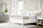Lillian August Coastal Haven - Kauai Monochrome Birds, Floral Wallpaper - Type II 20 Oz. Vinyl - Whisper Gray - Wallquest - LN40907 - Image 4