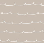 World of Imagination - Wiggle Line Horizontal Stripe  Wallpaper - Taupe - York - 4203-27569 - Image 3